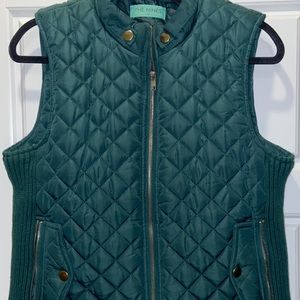 Blue/Green Quilted Vest